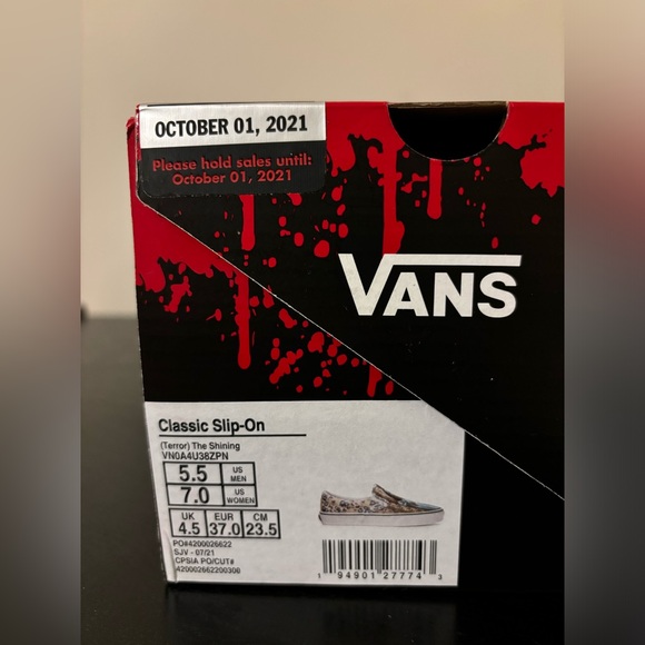 Vans x House of Terror The Shining slip-on / Grady sisters - Picture 4 of 6